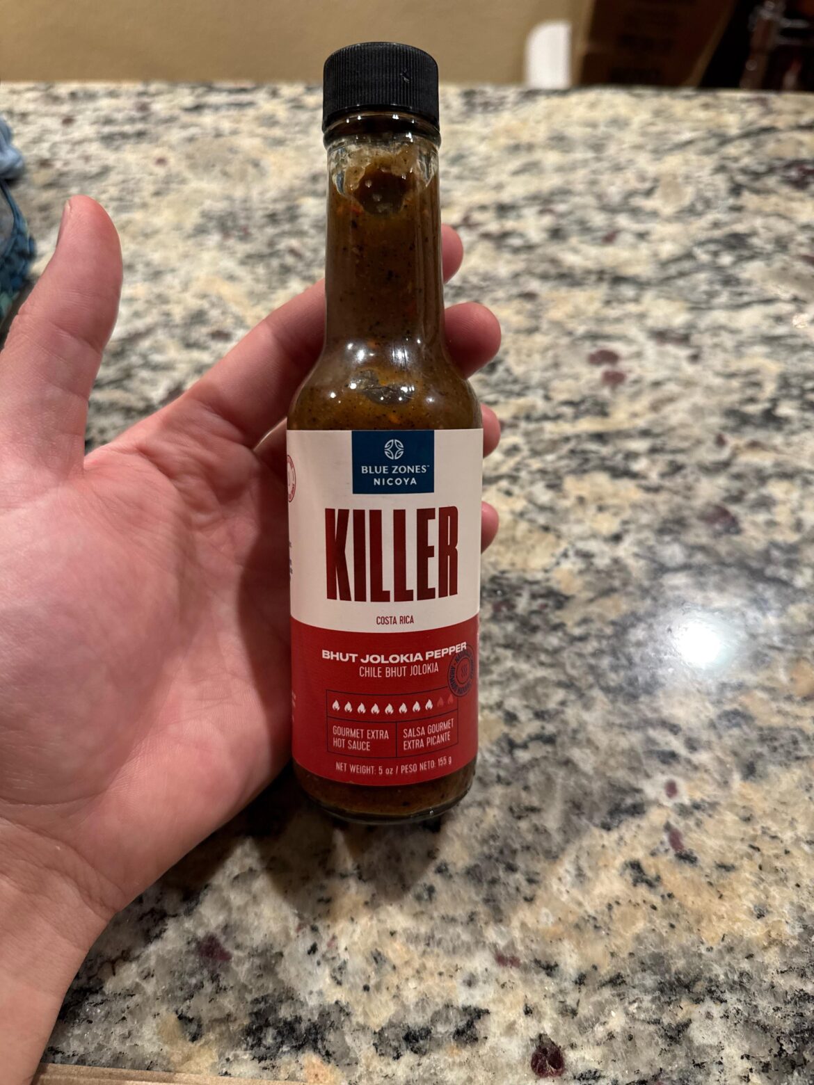 Bhut Jolokia pepper sauce