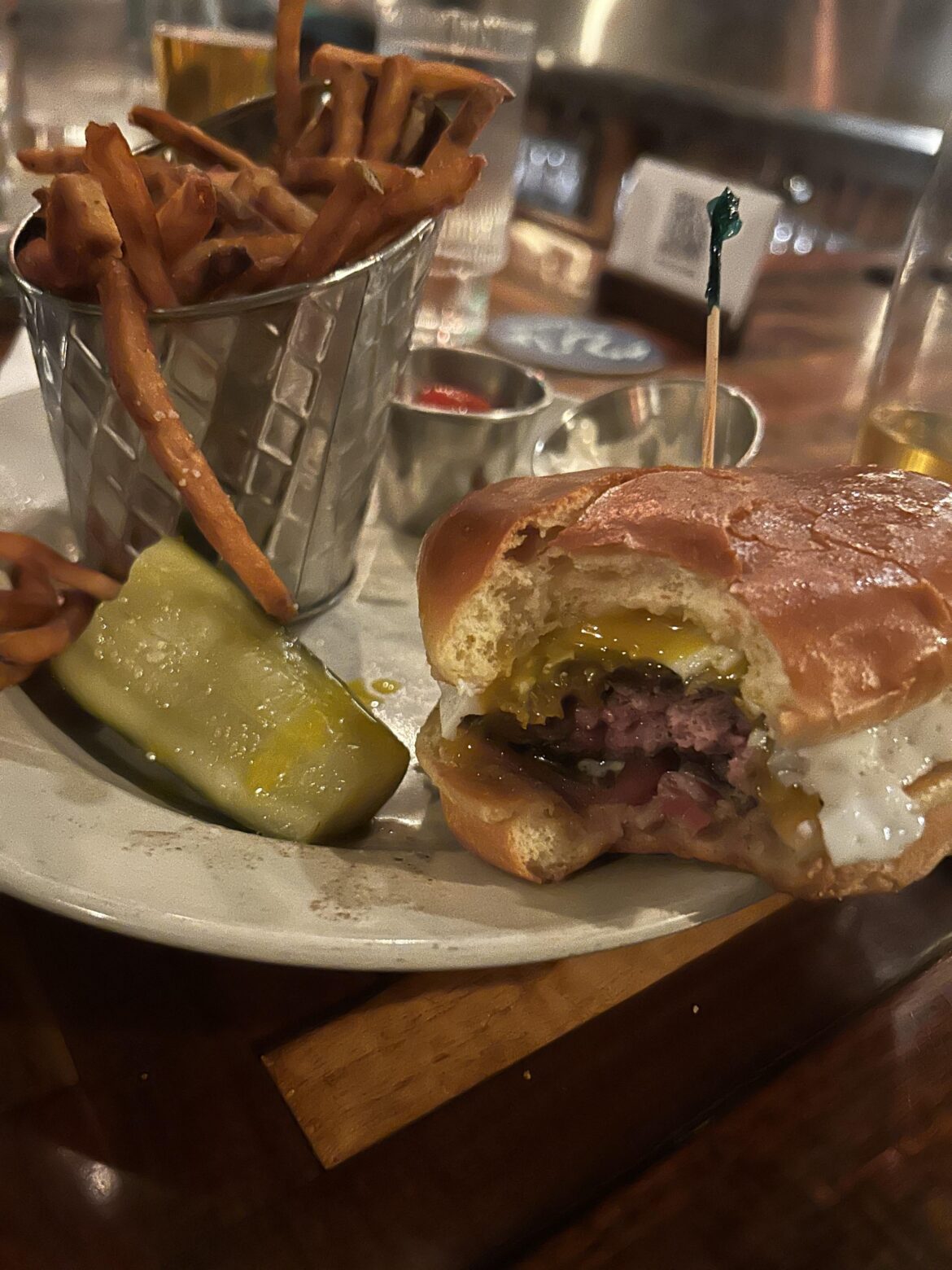 Impressed with The Burger at Alulu Brewing