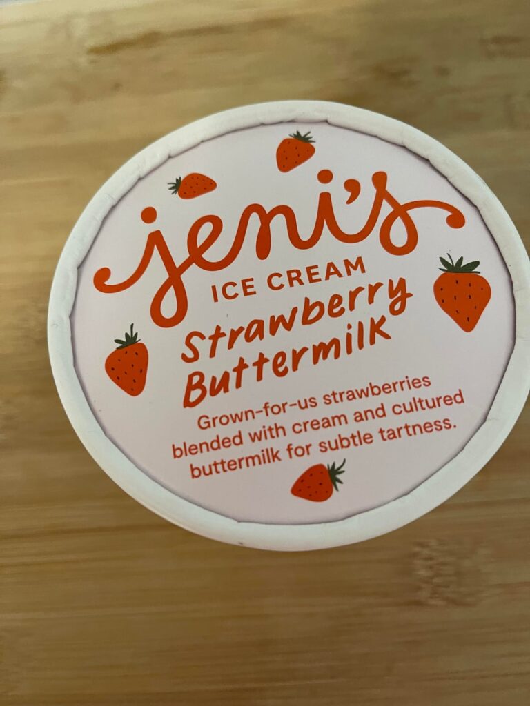 Jeni's Strawberry Buttermilk