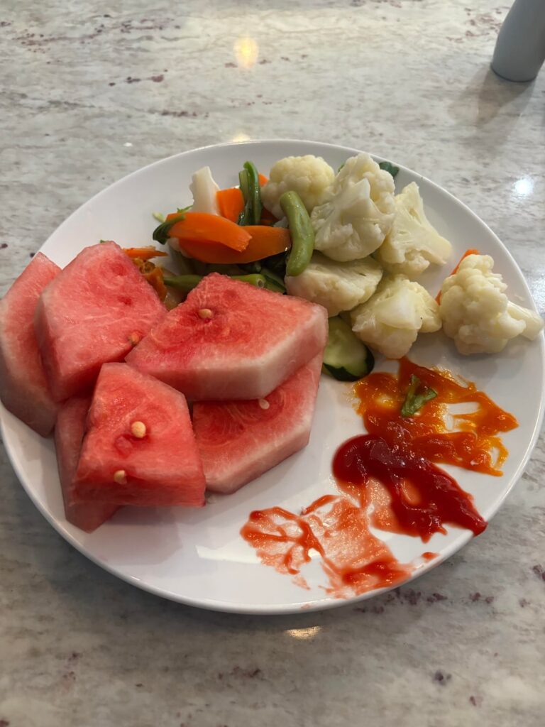 I’m guessing 300? It’s all steamed