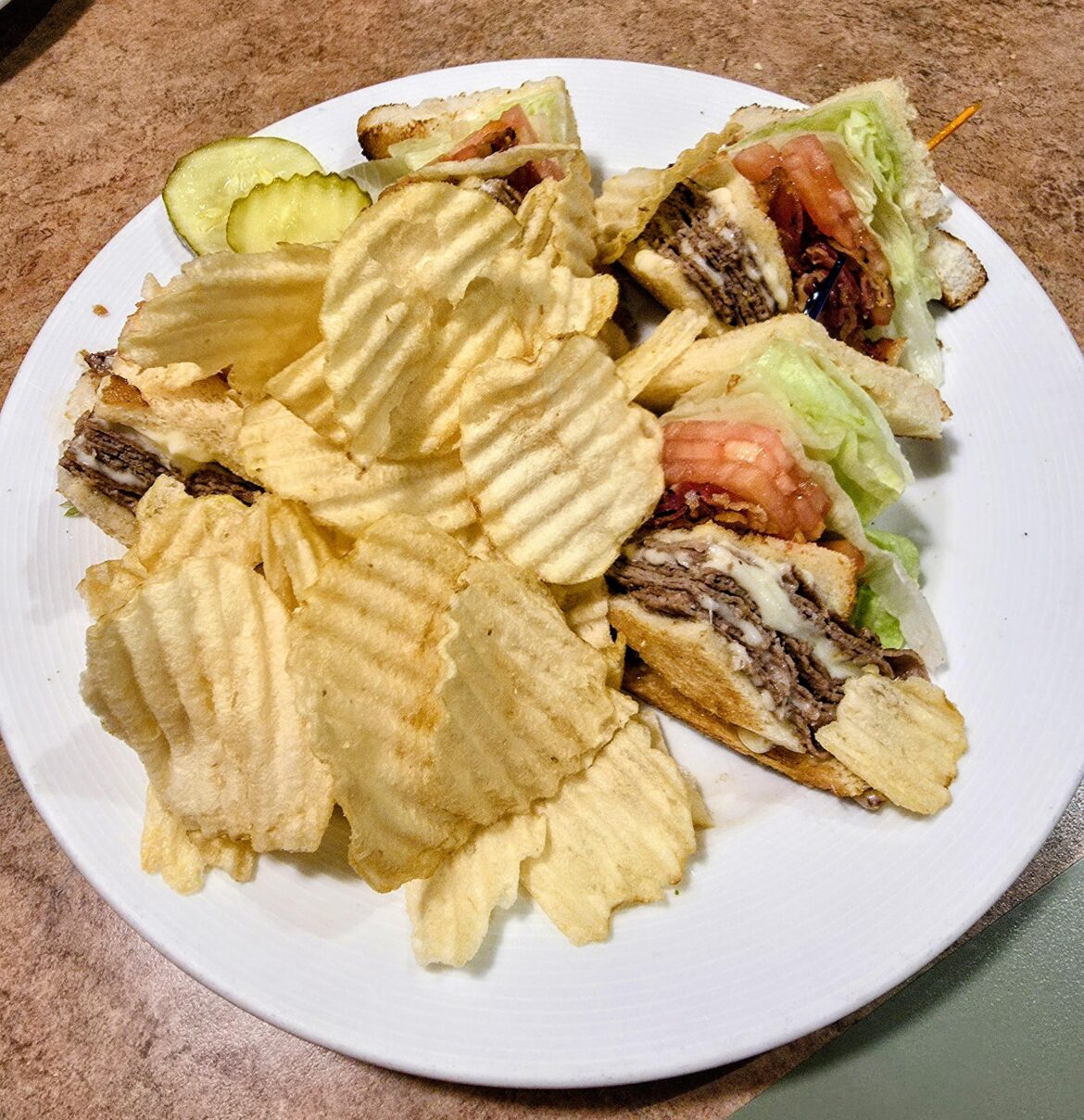 Cheesesteak Club with Chips
