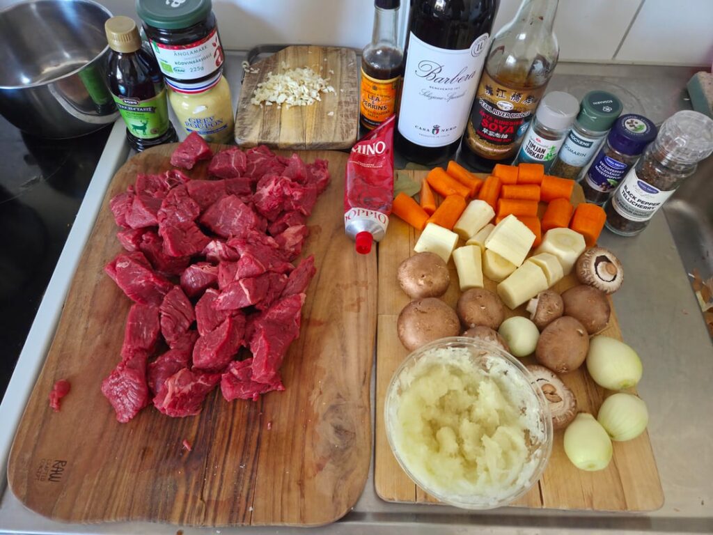 6 hour low temp roastbeef stew