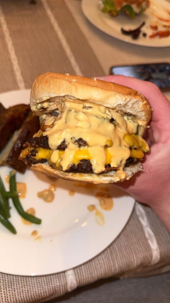 Smash Burger I Made Last Night