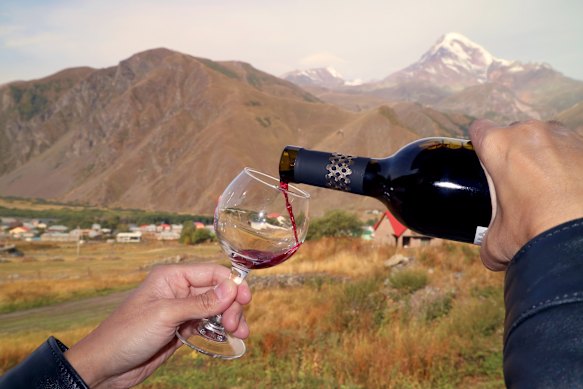 Nearly everyone grows grapes... the Caucasus Mountains are home to numerous indigenous red grape varieties.