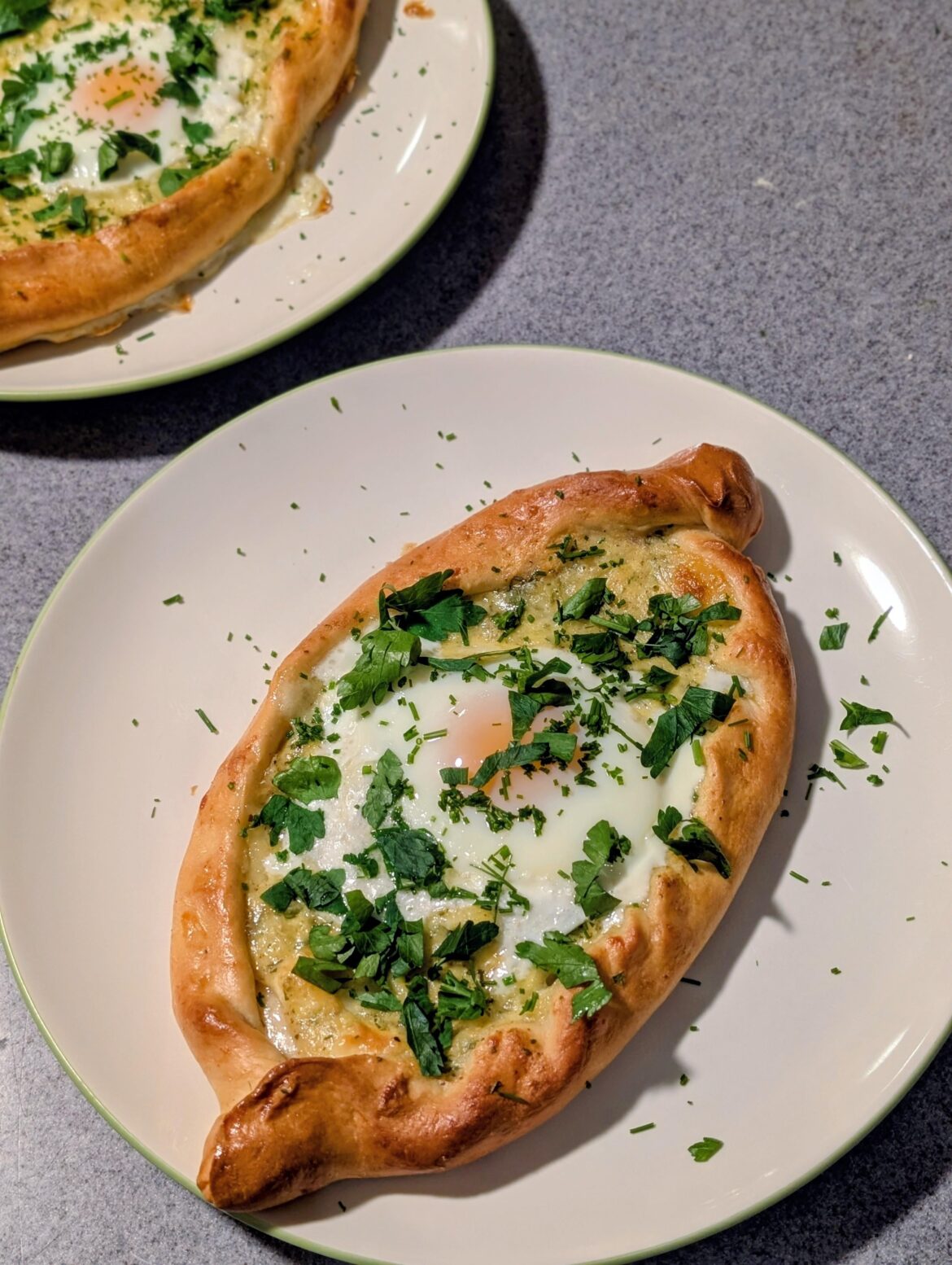 Khachapuri (Georgian cheese-filled bread)