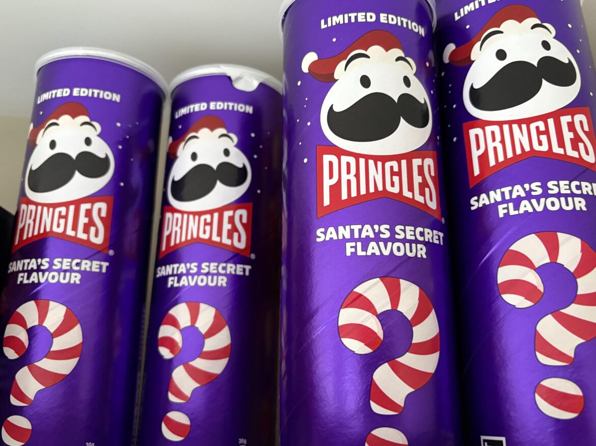 Santas Pringles back in the shops!