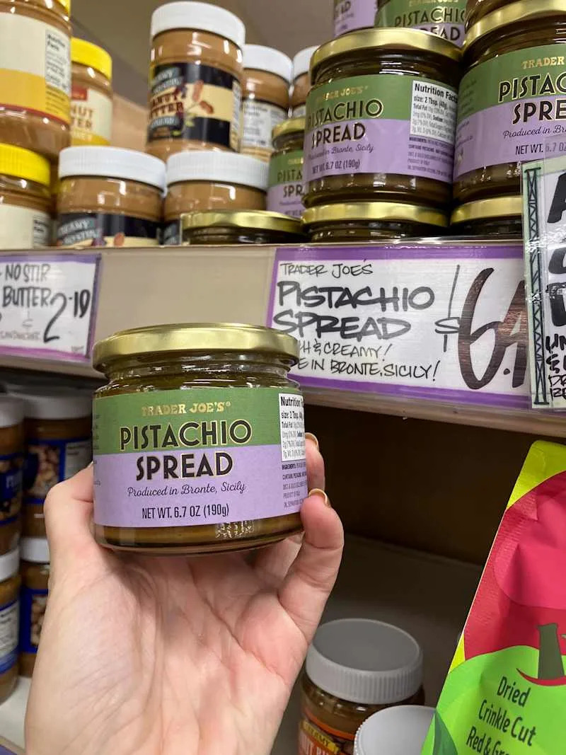 Pistachio Spread.