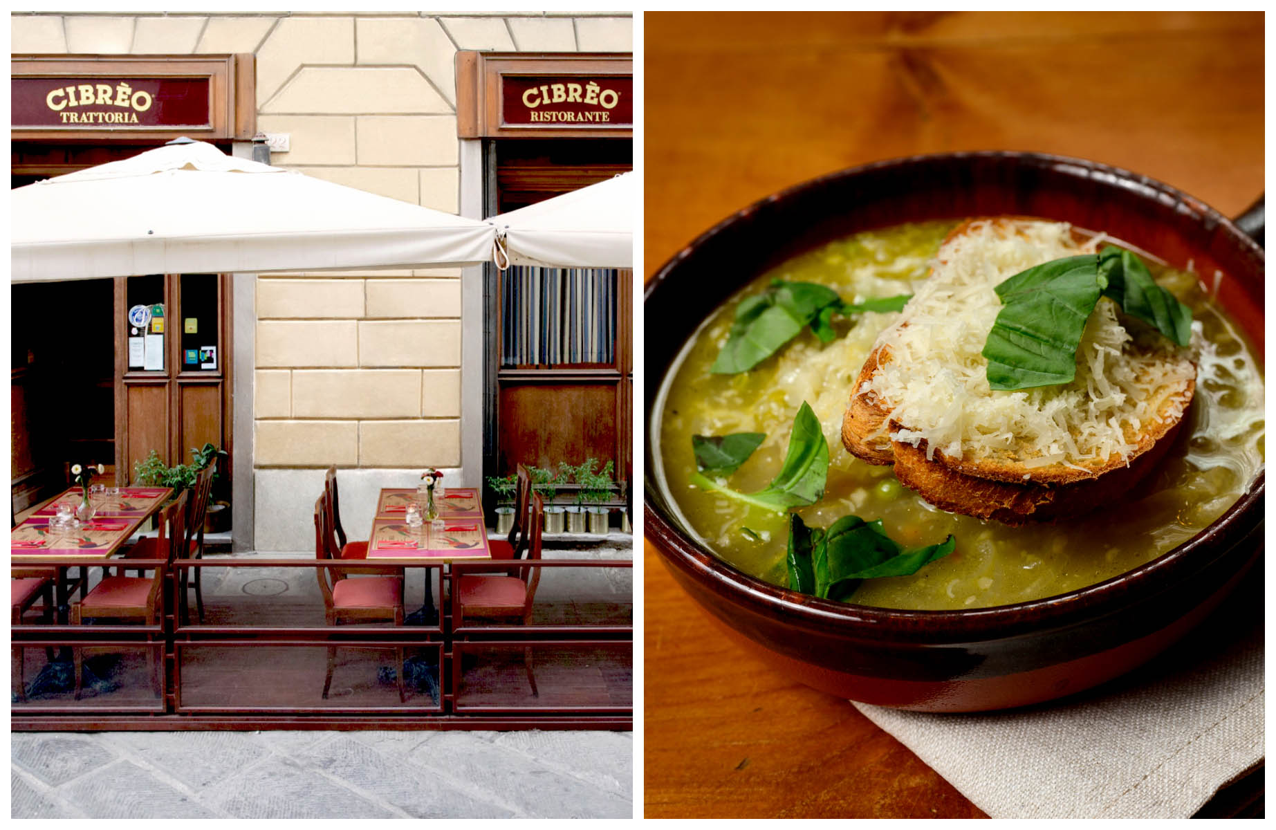 © Trattoria Cibrèo - Il Cibrèino; Carabaccia Tuscan Onion Soup © Dietmar Rauscher/iStock