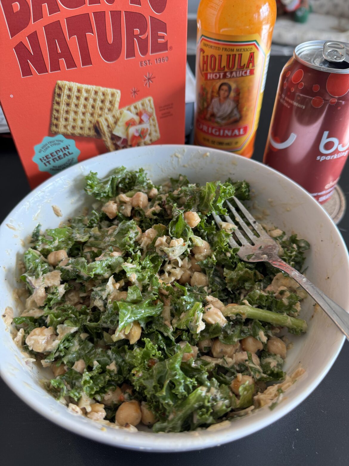 Tuna, chickpea, and kale