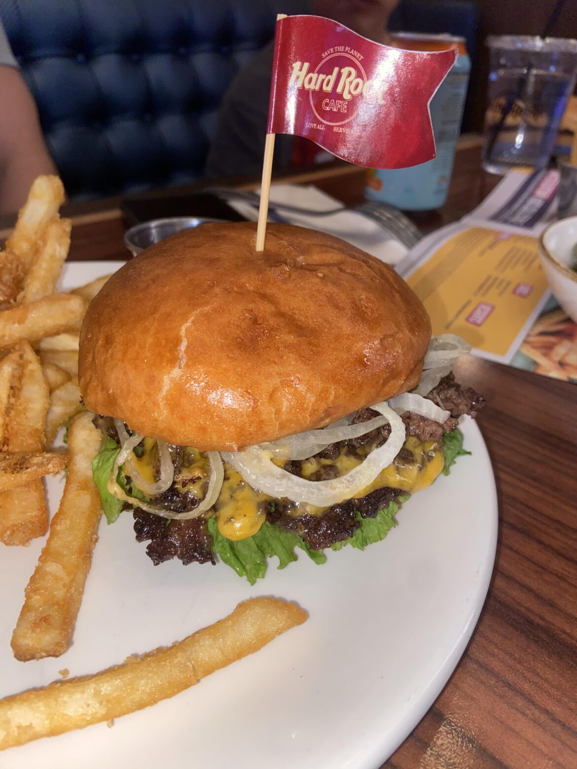 Hard Rock Cafe burger