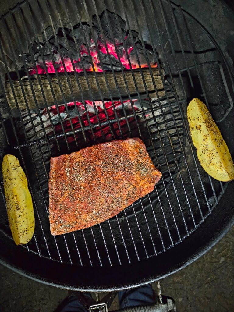 Some Ribs on the Weber