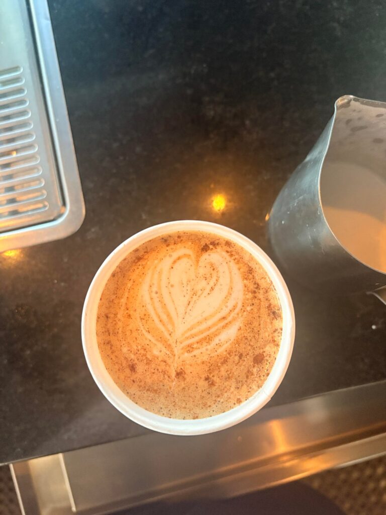 based off of these photos, how can i improve my latte art?