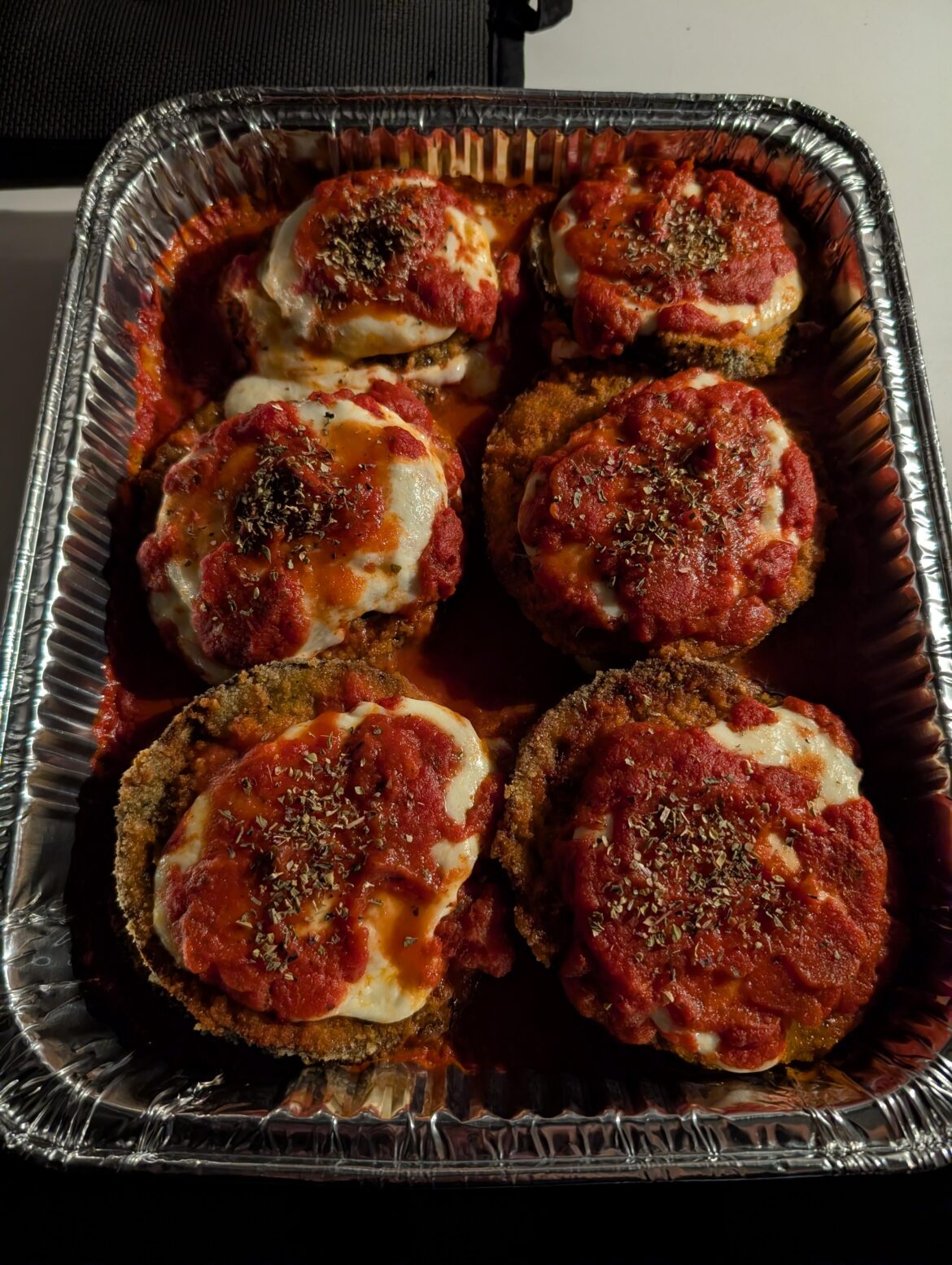 Made some eggplant parmesan for the first time in years.