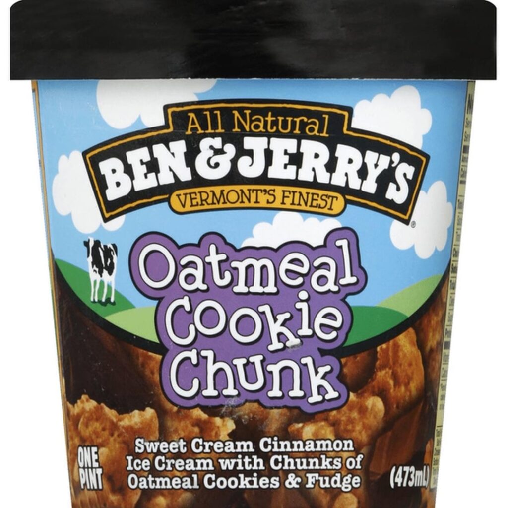I miss Ben & Jerry’s Oatmeal Cookie Chunk so much, so I made my own.