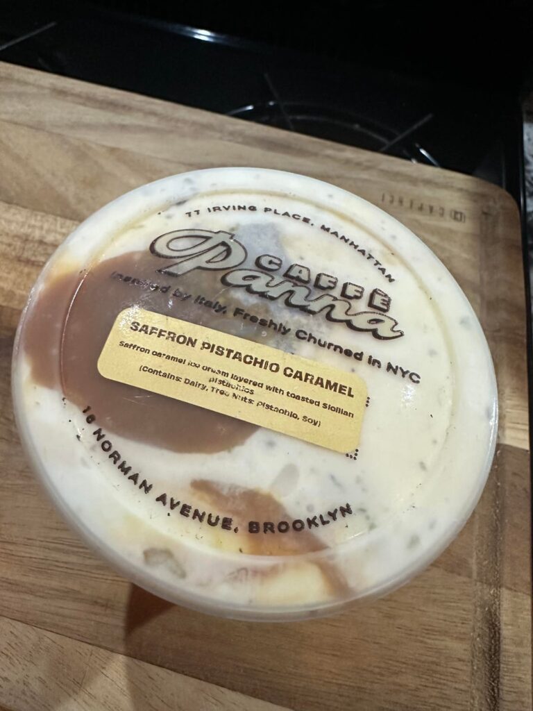 Caffe Panna-Saffron Pistachio Caramel