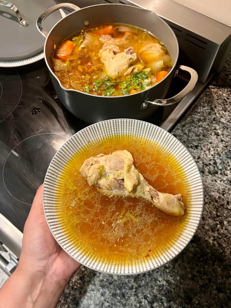 [homemade] chicken soup