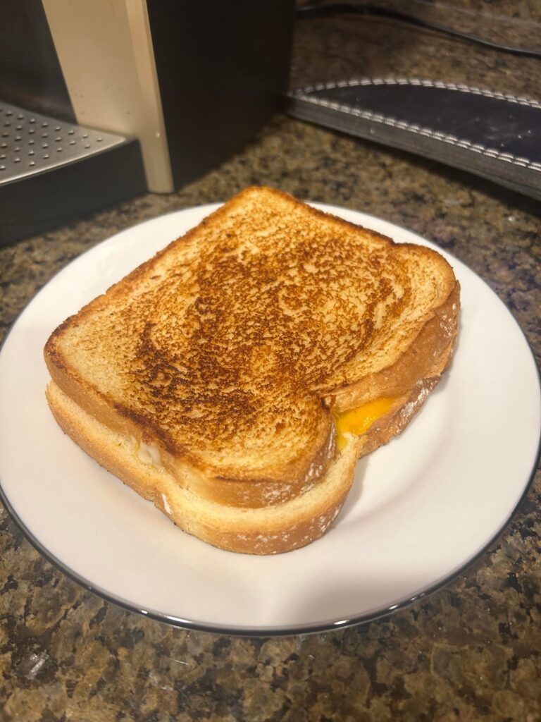 My first time making a Grilled Cheese in 2026
