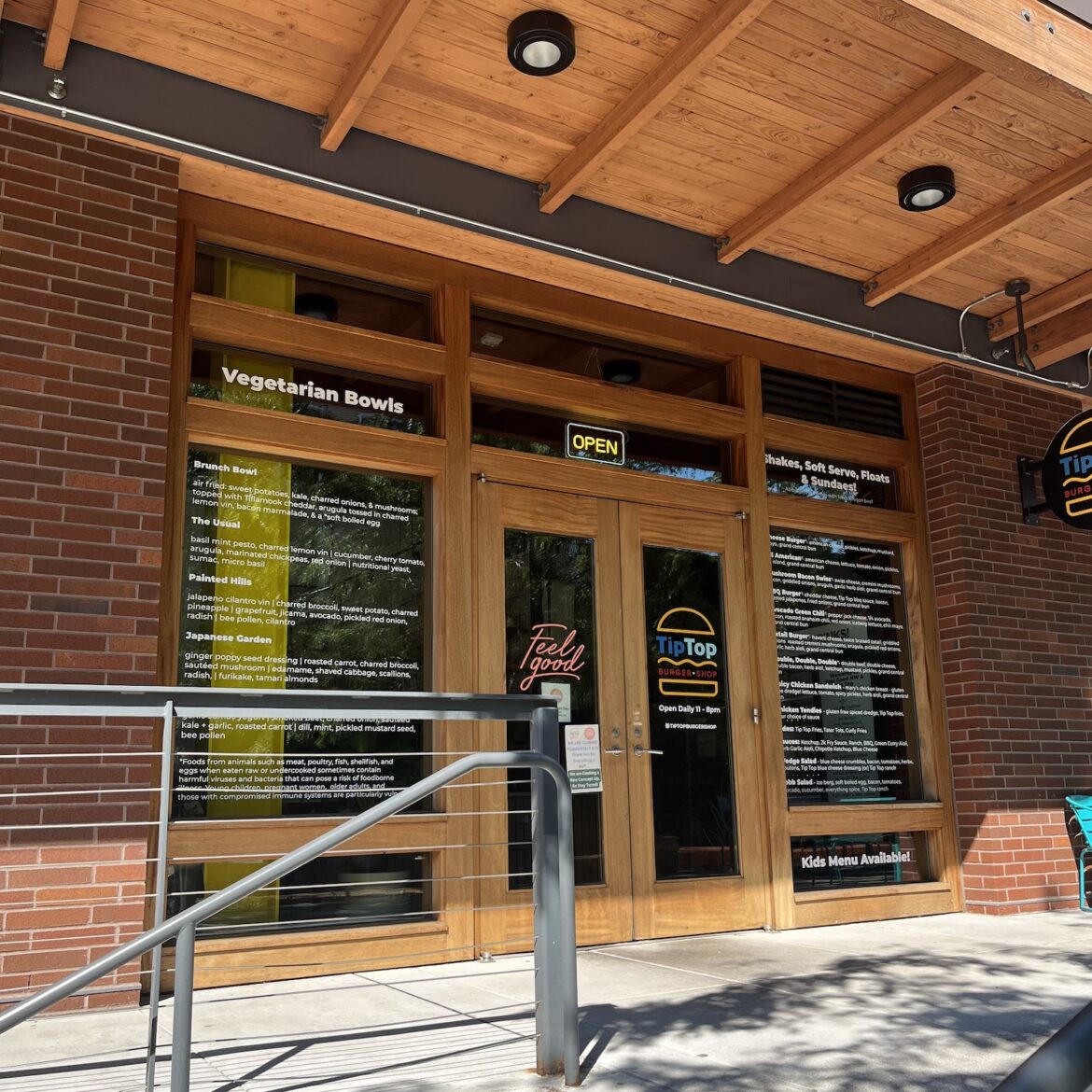 Tip Top Burger Shop, which will become Hey Luigi.