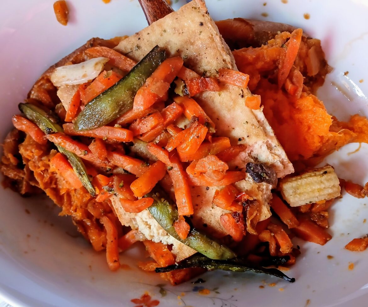 It's not pretty, but I think was good. And filling.