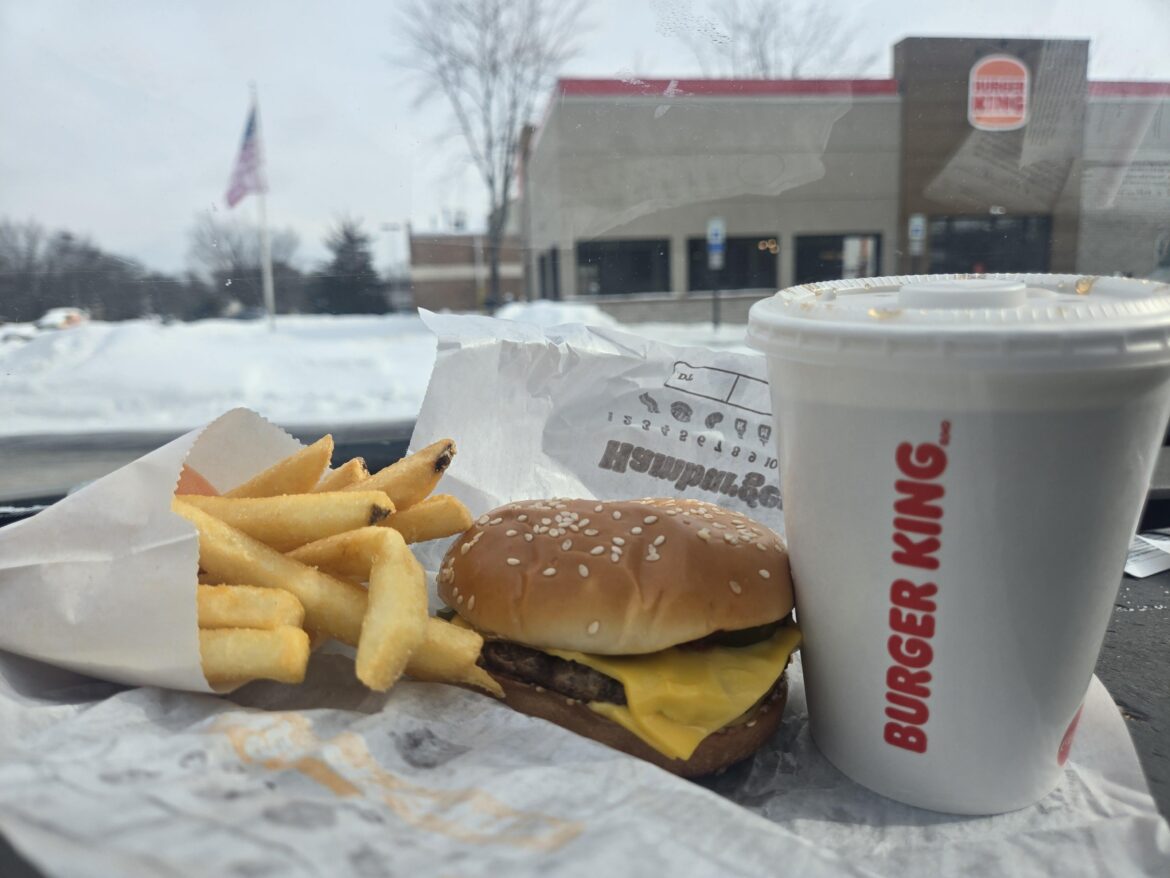 I tried the $4.99 double cheese at BK it was good!!!!!