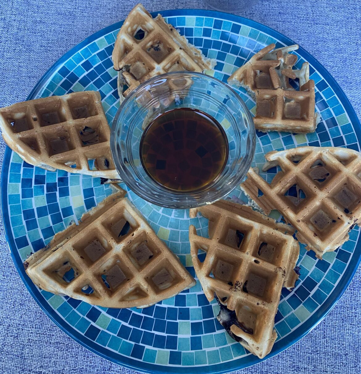 Blueberry Belgium Waffles
