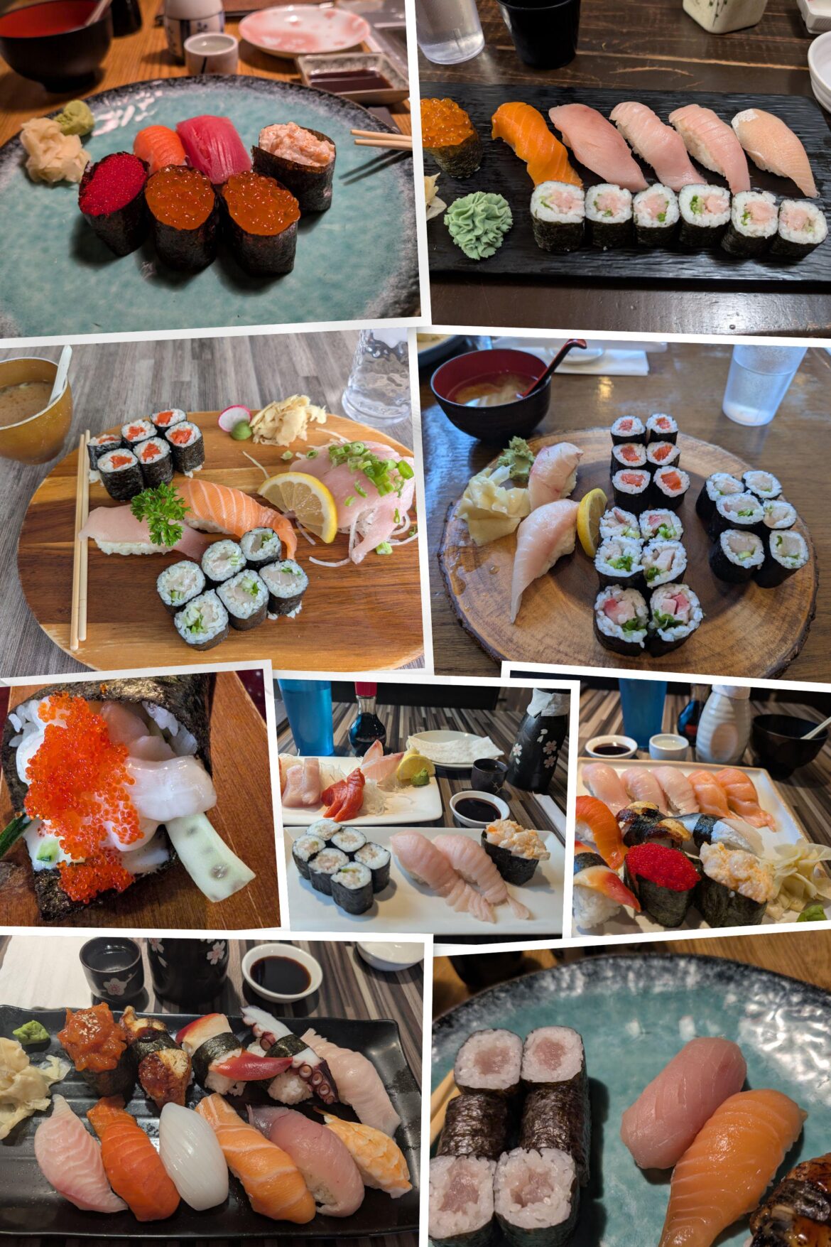 A summer of sushi