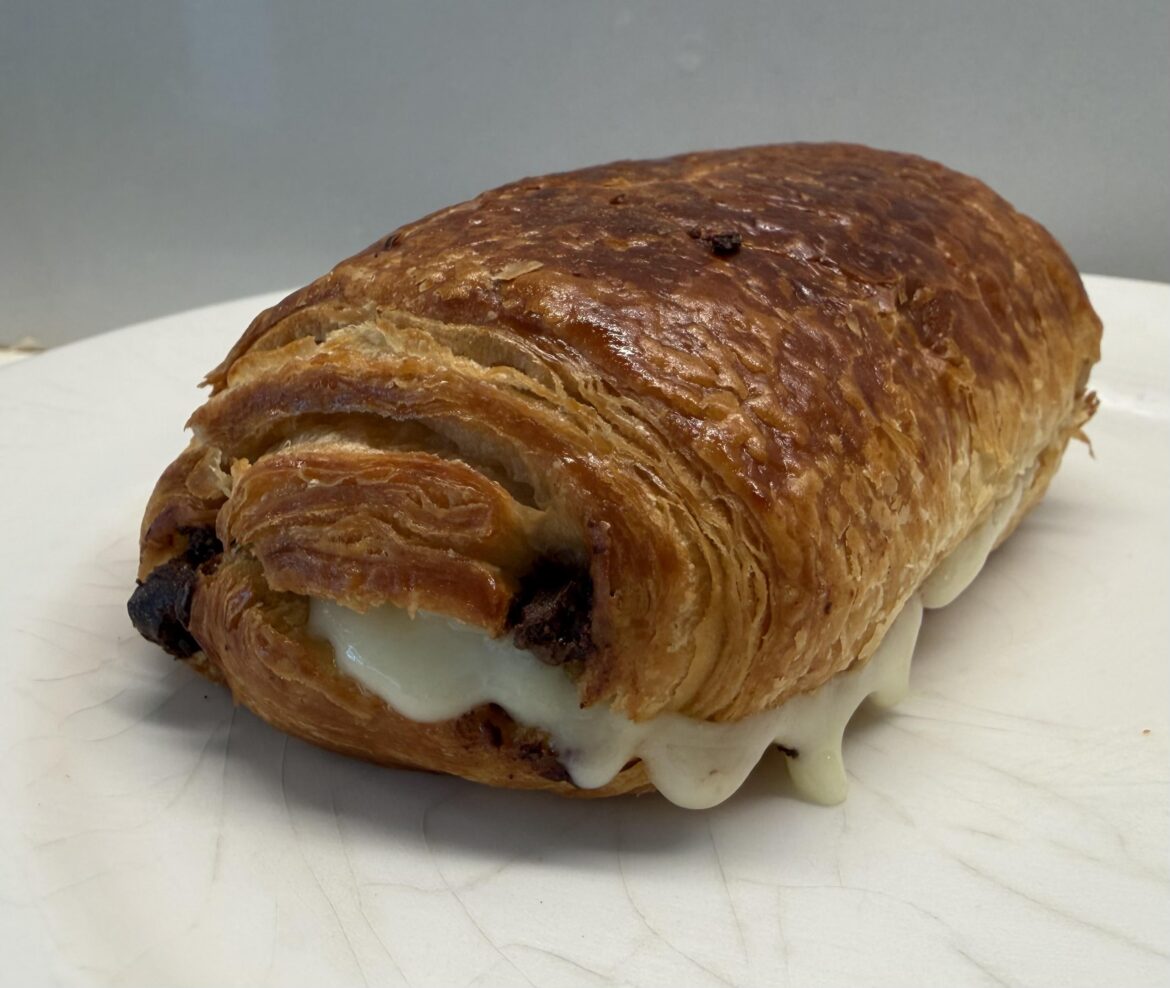 Chocolate Croissant Grilled Cheddar & Gruyere