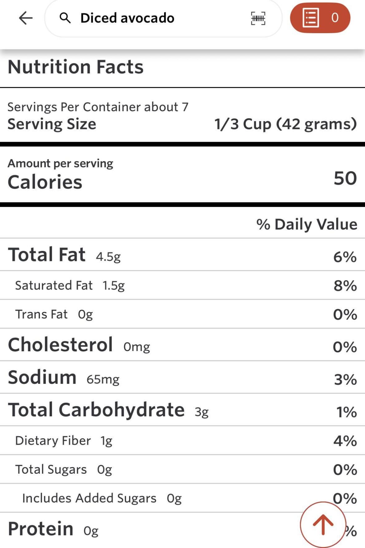 Another day another incorrect food label 👎 this is for frozen avocado