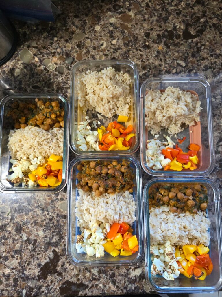 Week 1 of Meal Prep (300-325 cal) per meal