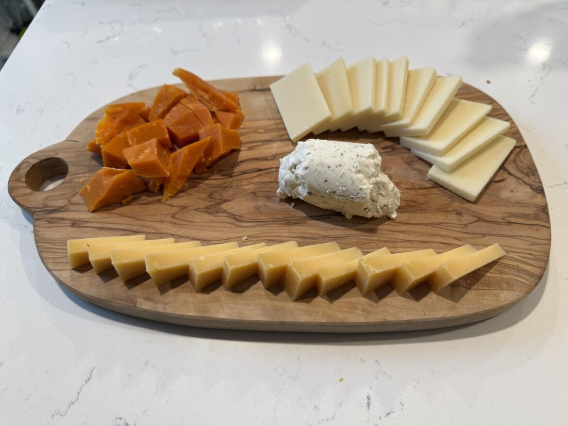 First-time Thanksgiving cheese board!