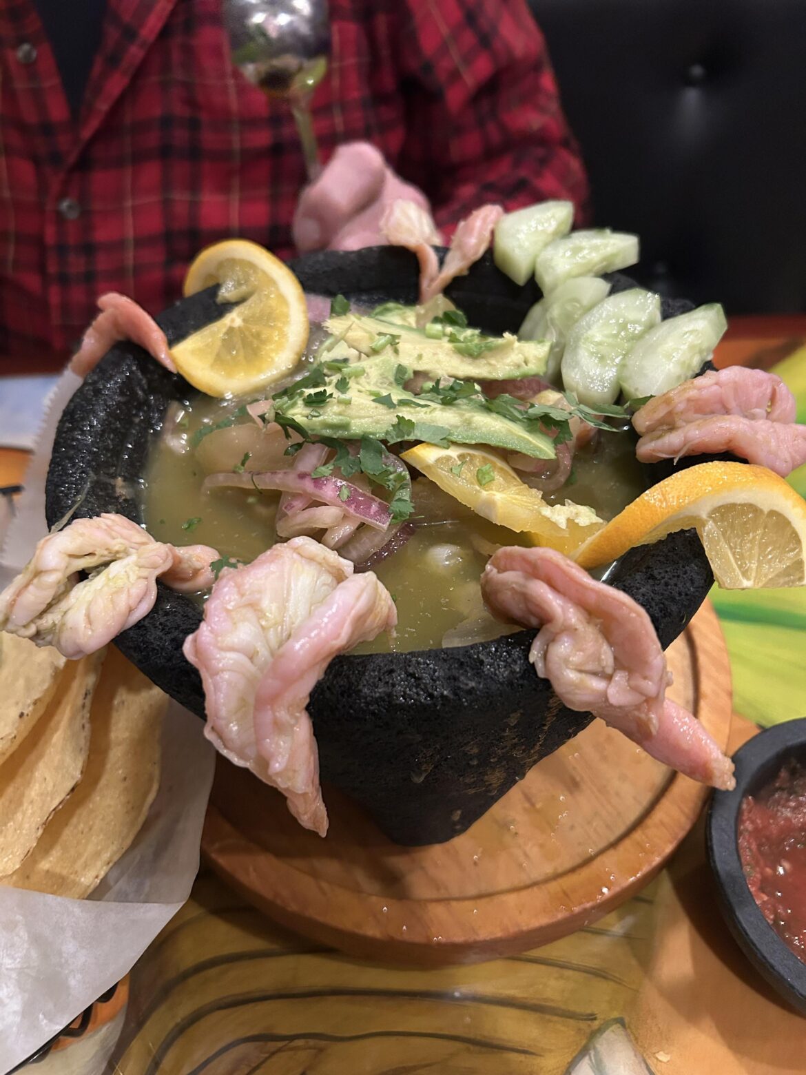 This Agua Chile dish my dad ordered