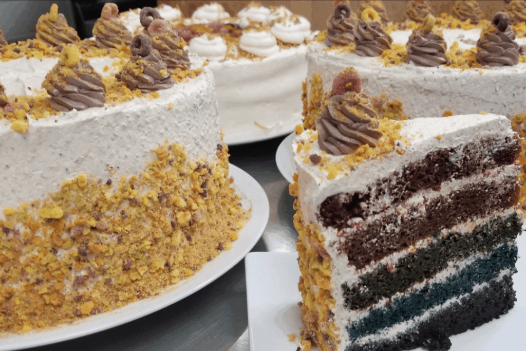 Fruit Loop Rainbow Cake