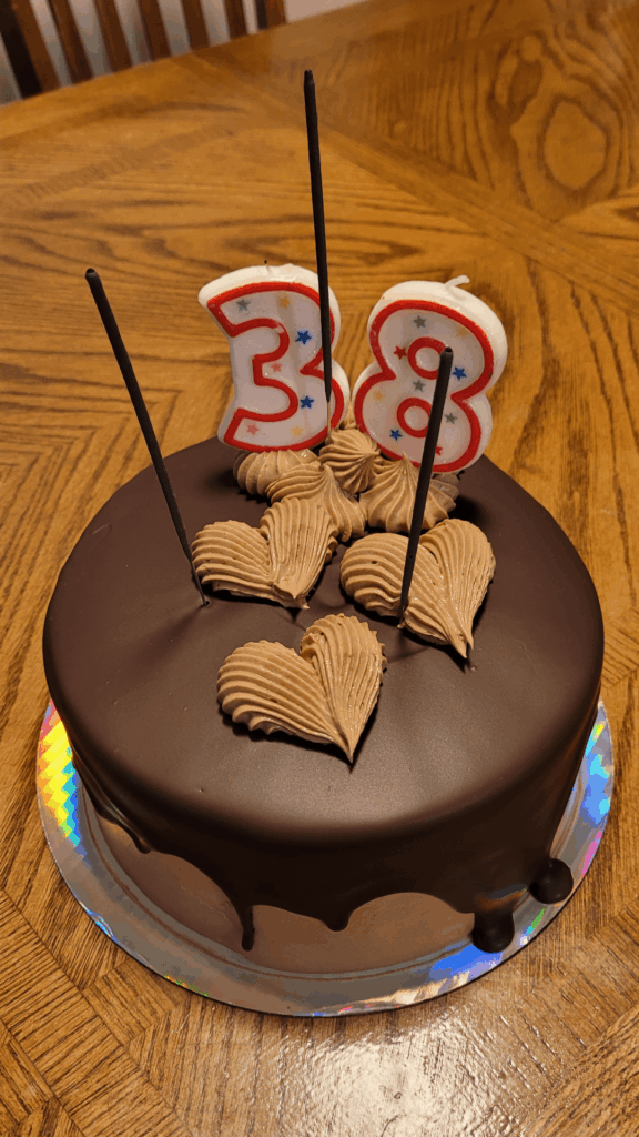 Went ahead and made myself a birthday cake.