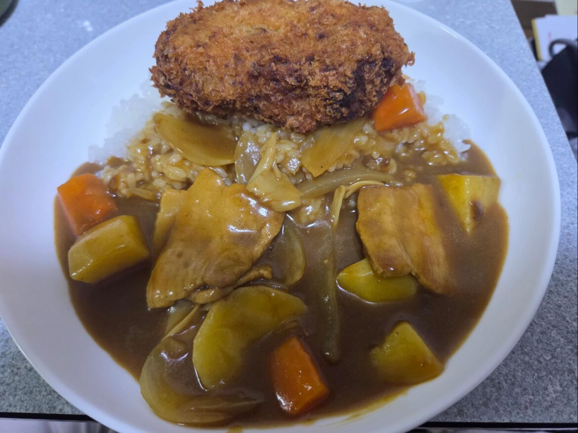 Homemade Japanese curry