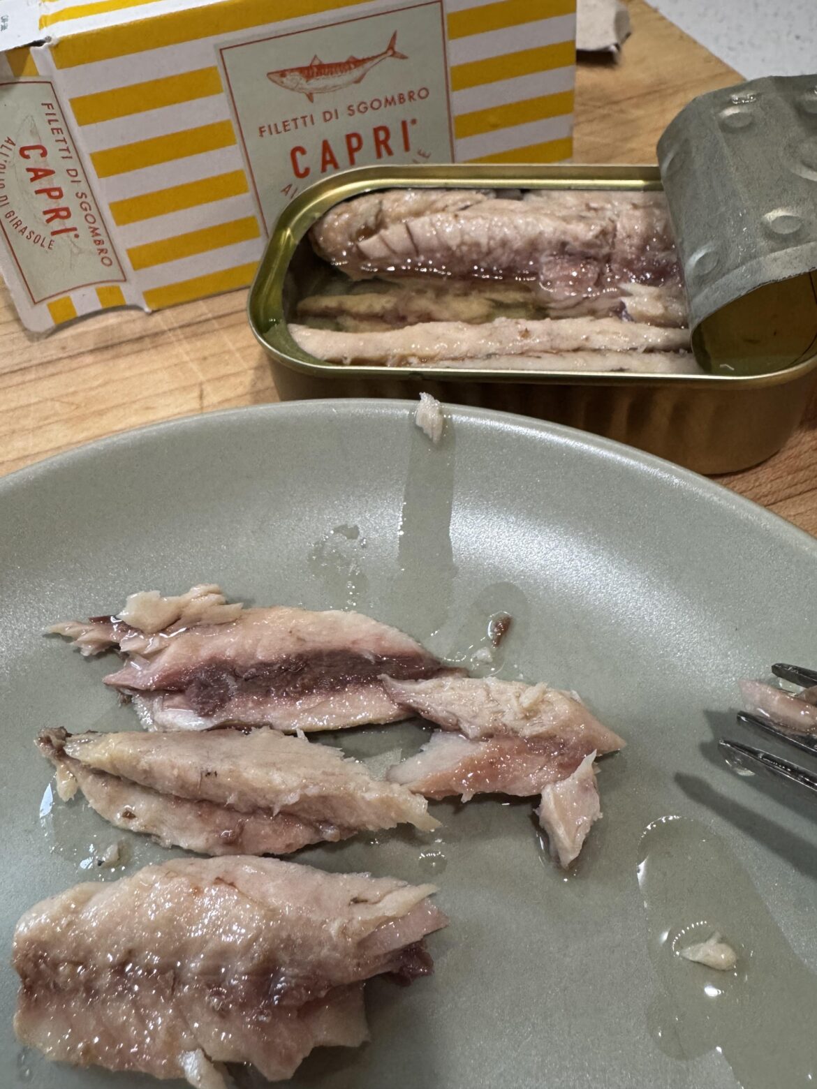 Thought I was opening a sardine tin: Happy surprise