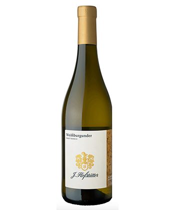 J. Hofstätter Pinot Bianco 2024 is one of the best white wines from Alto Adige. 
