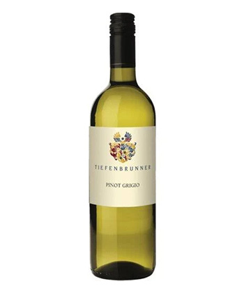 Tiefenbrunner Pinot Grigio 2024 is one of the best white wines from Alto Adige.