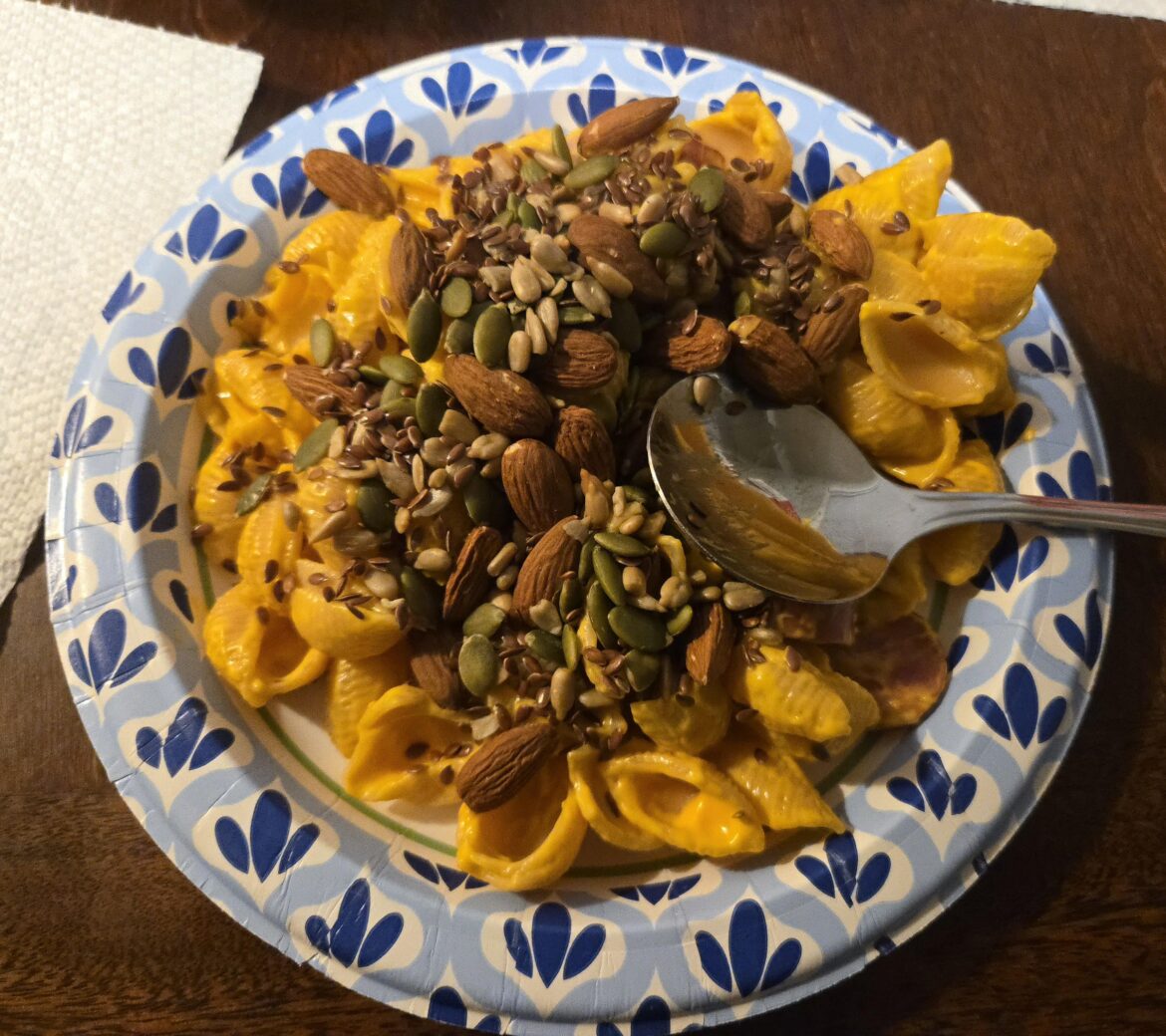 Mac & Cheese with Nuts & Seeds
