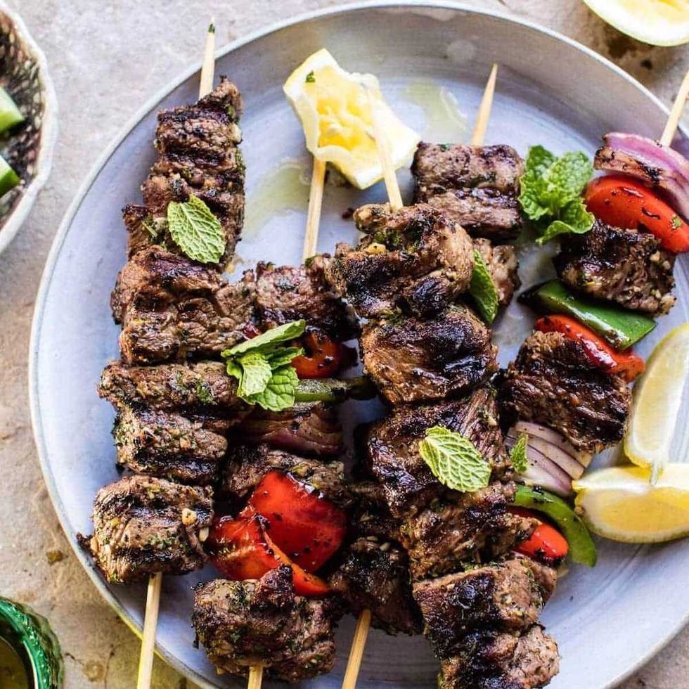Grilled Lamb Kebabs