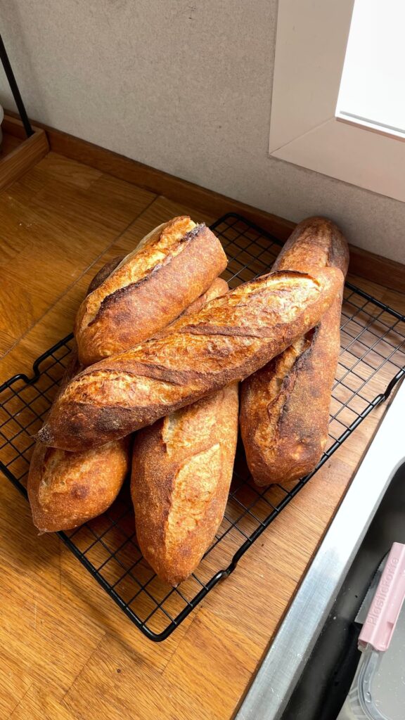 Poolish baguettes, probably the best I made so far Poolish baguettes, probably the best I made so far