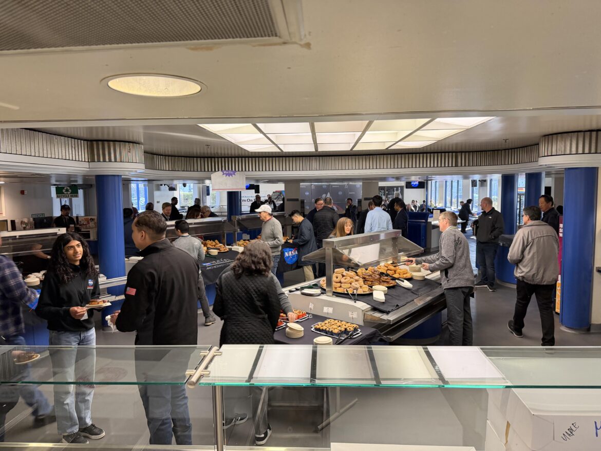 150 gallons of coffee, 1536 donuts