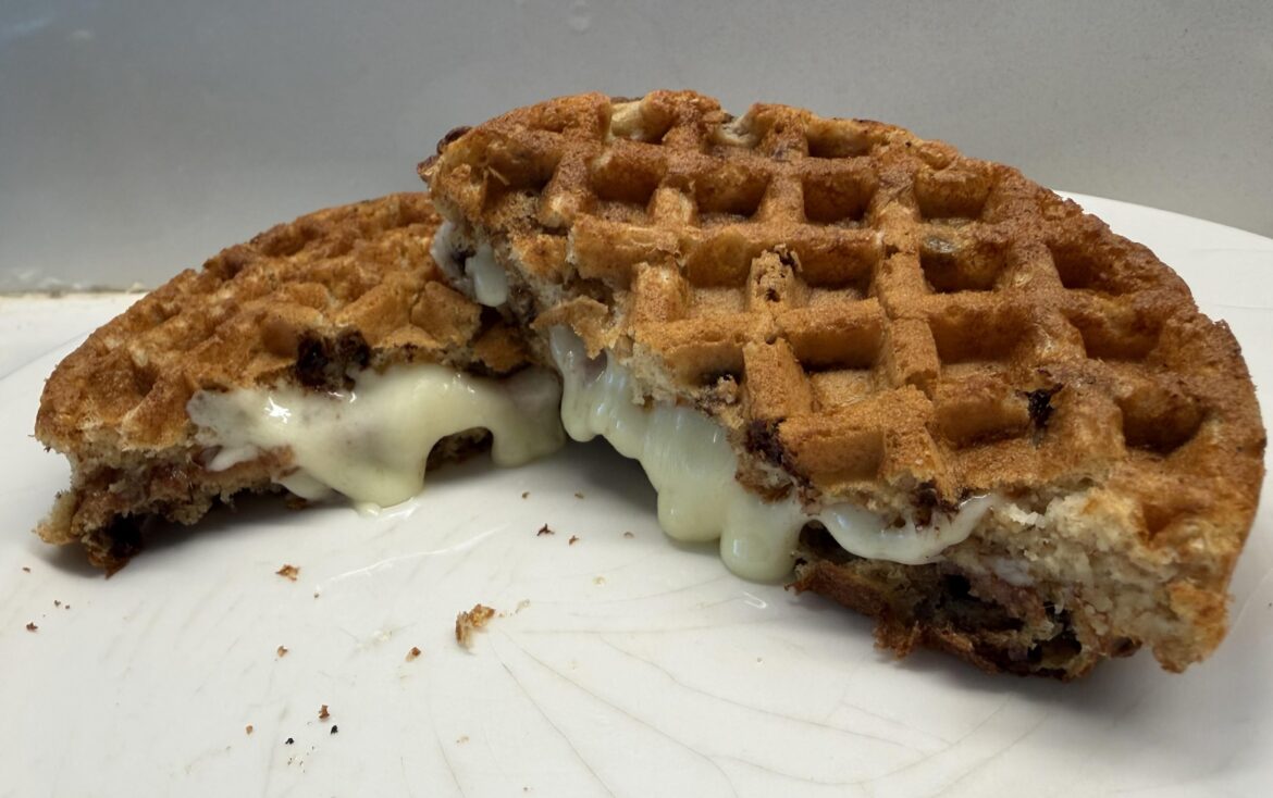 Grilled Cheese Gruyere Waffle