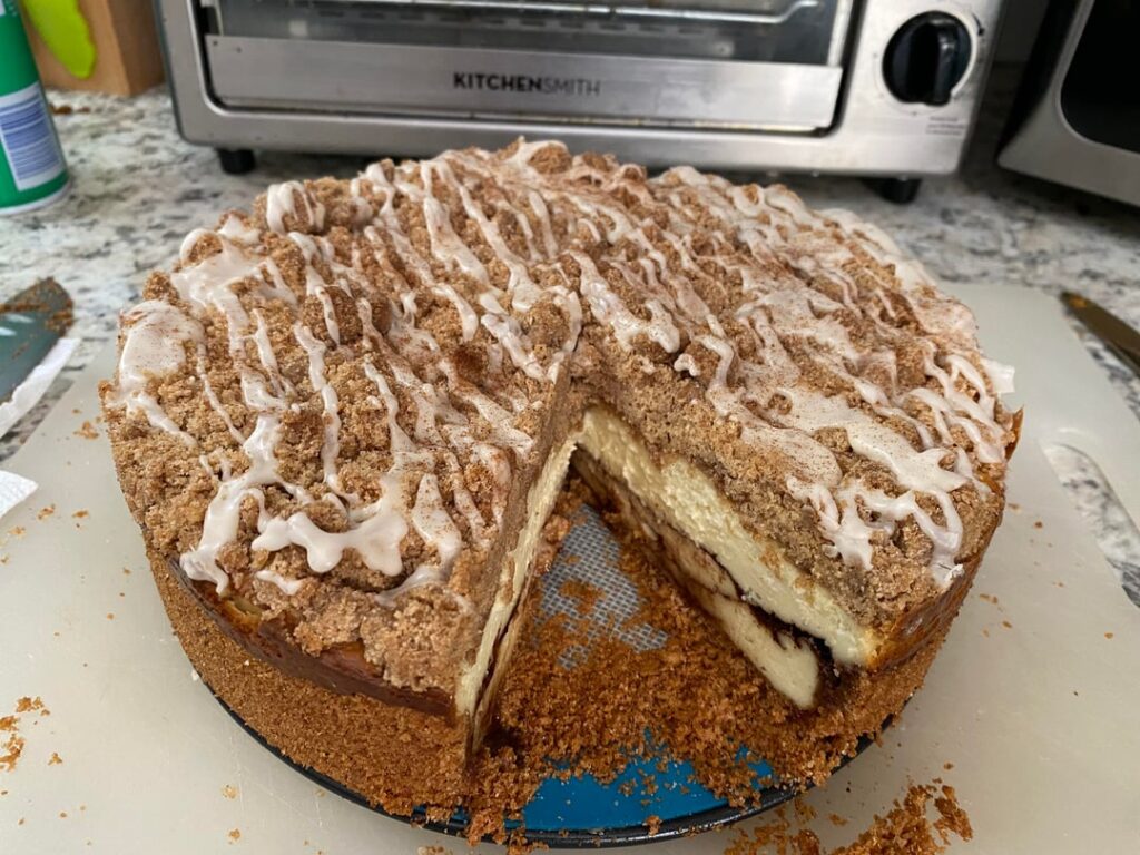 Coffee Cake Cheesecake!