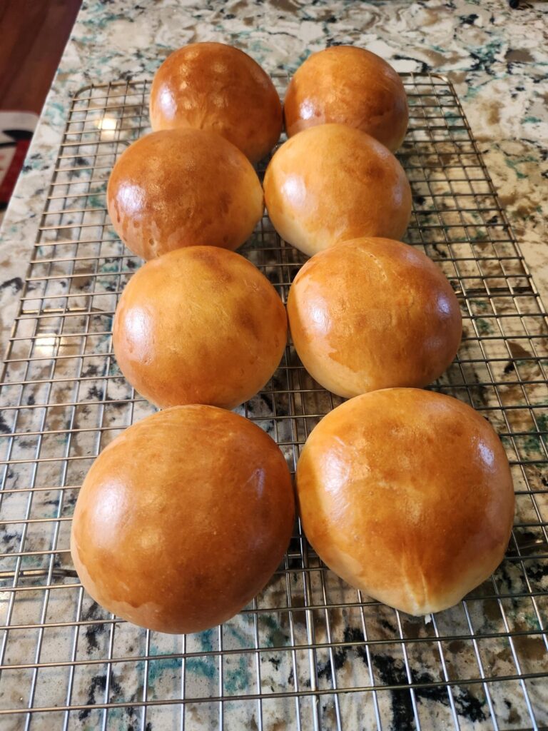Made buns for the first time