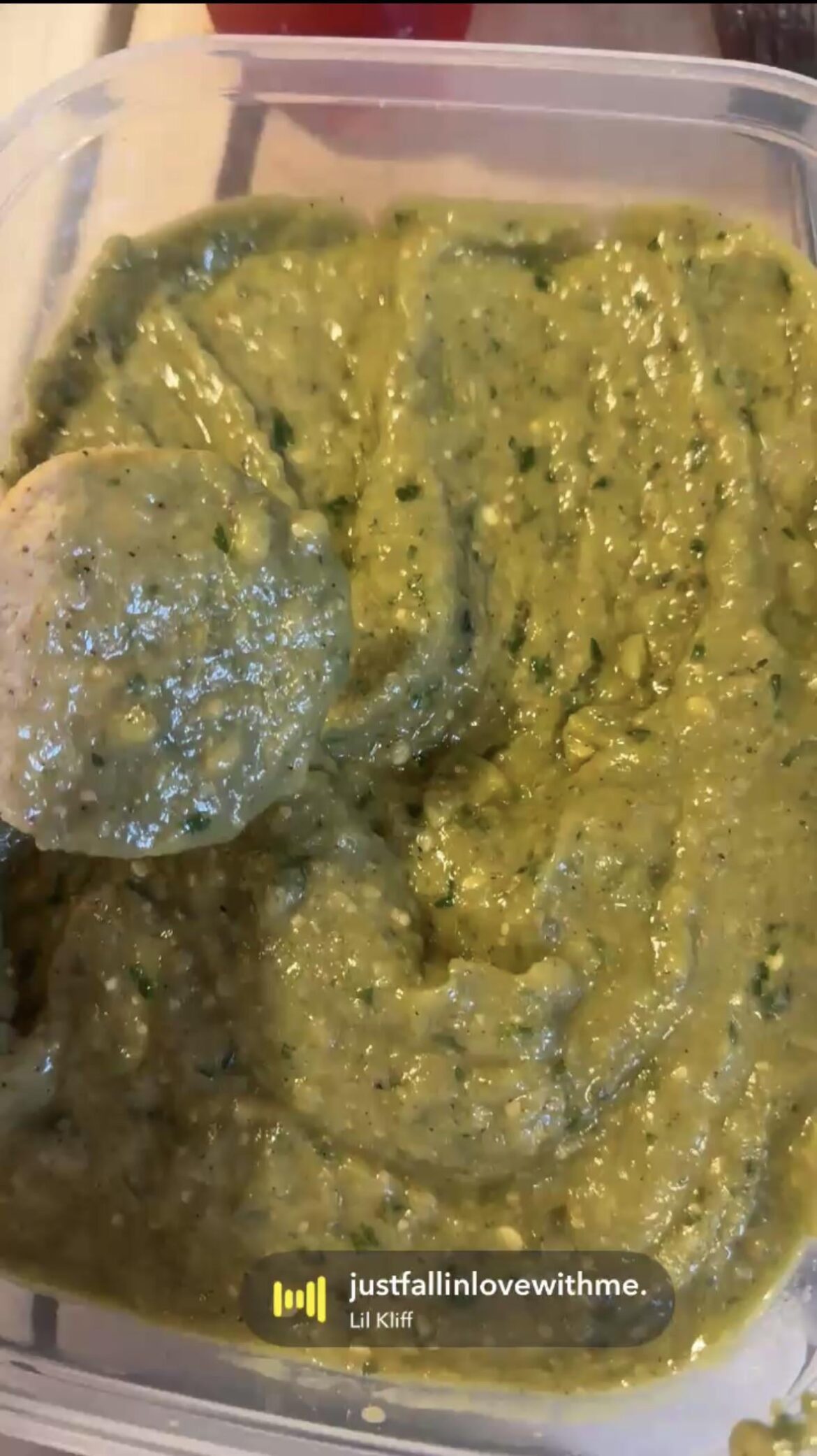 My first Salsa verde.