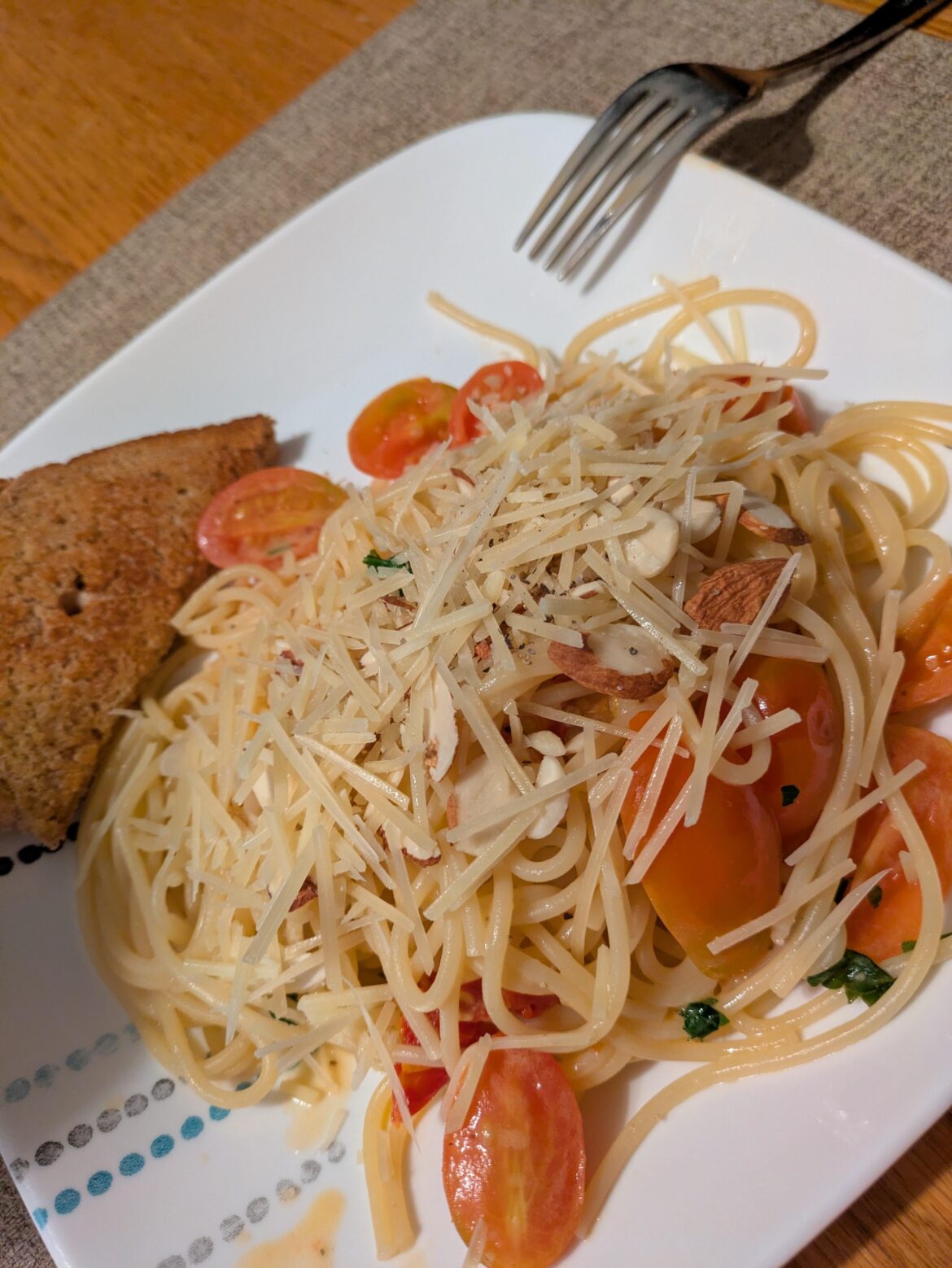 Sundried tomato spaghetti