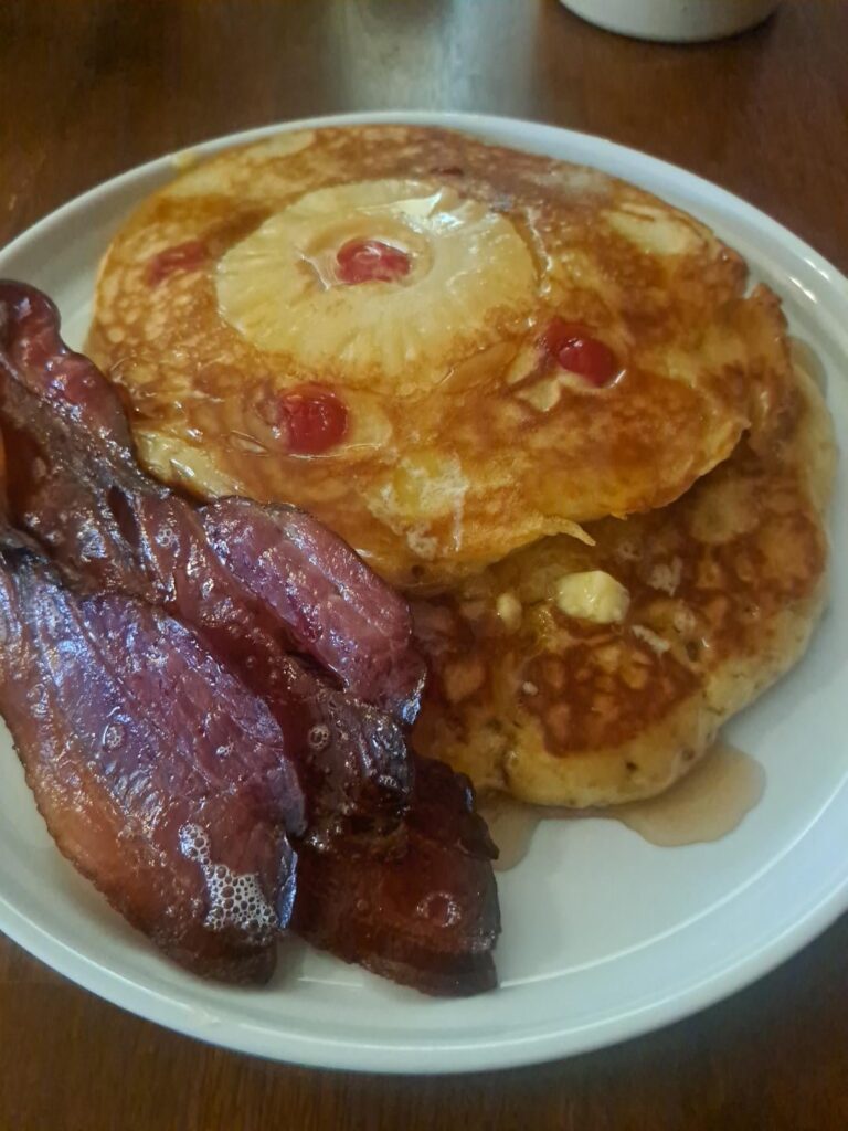 Pineapple Upside Down Pancakes