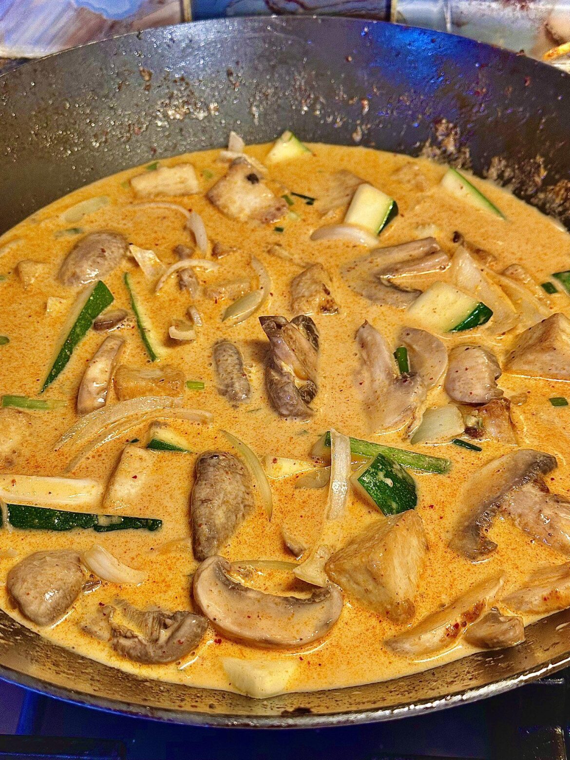 Creamy thai red curry, I love it 😋