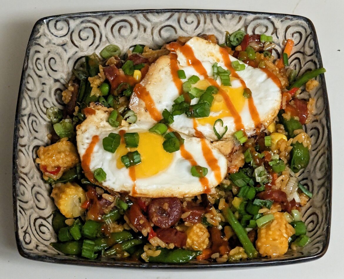 Trader Joe's frozen food medley.