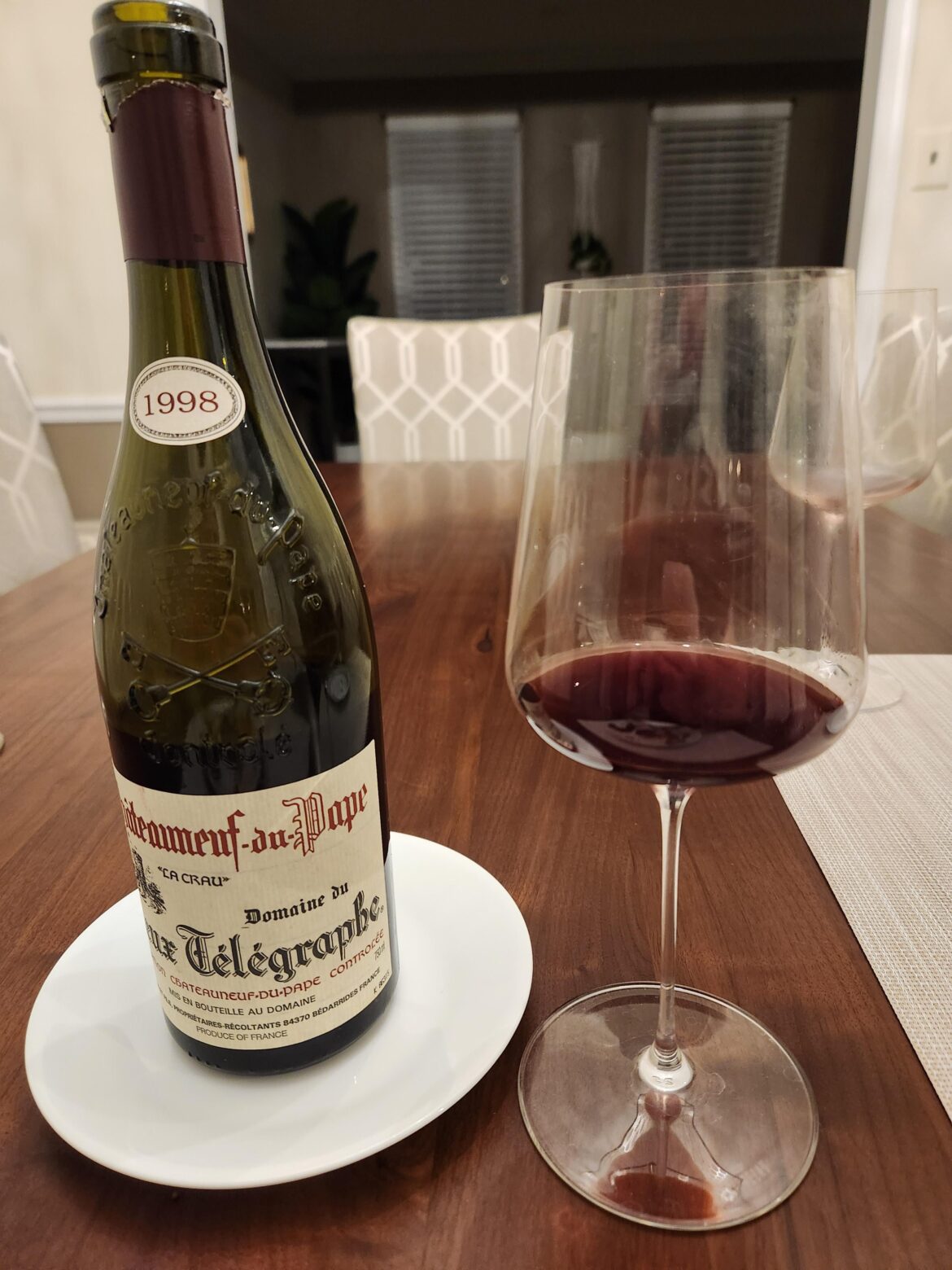 1998 Domaine du Vieux Télégraphe Châteauneuf-du-Pape La Crau